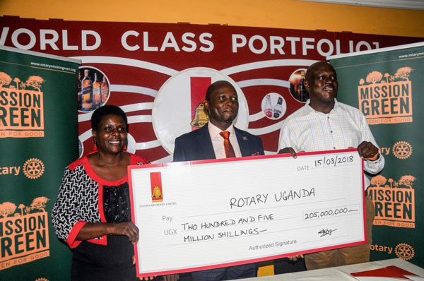 Uganda Breweries Limited Partners With Rotary Uganda